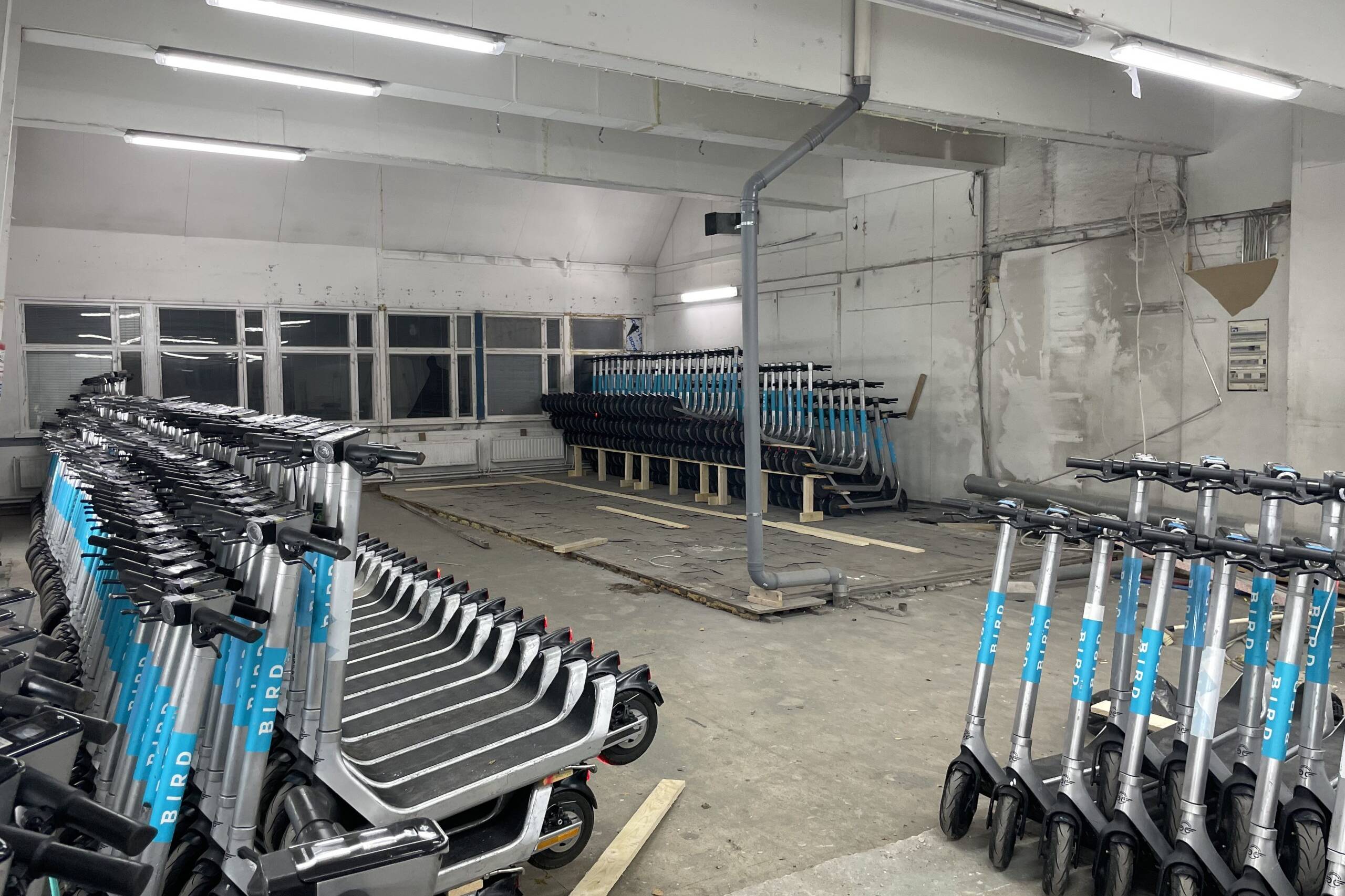 Photo from the Viikki warehouse.